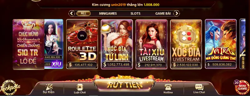 Khám phá sòng bài Vin win đang cung cấp